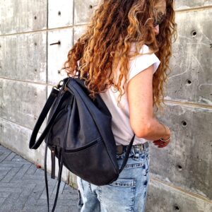 תיק גב שק - שחור