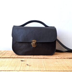 תיק אקורדאון - שחור