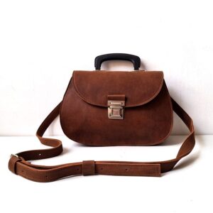 תיק אקורדאון מזוודה - חום